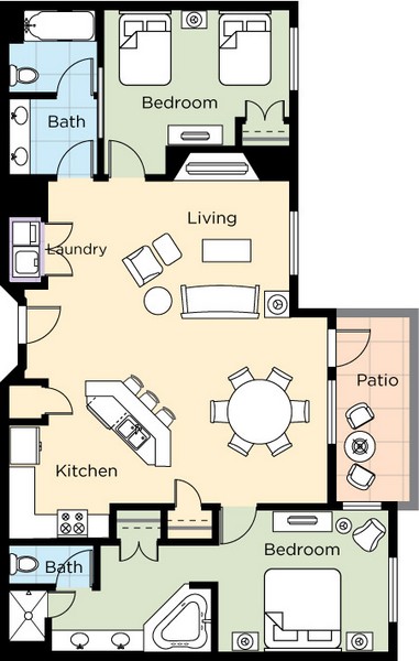 group vacation apartment rentals miami